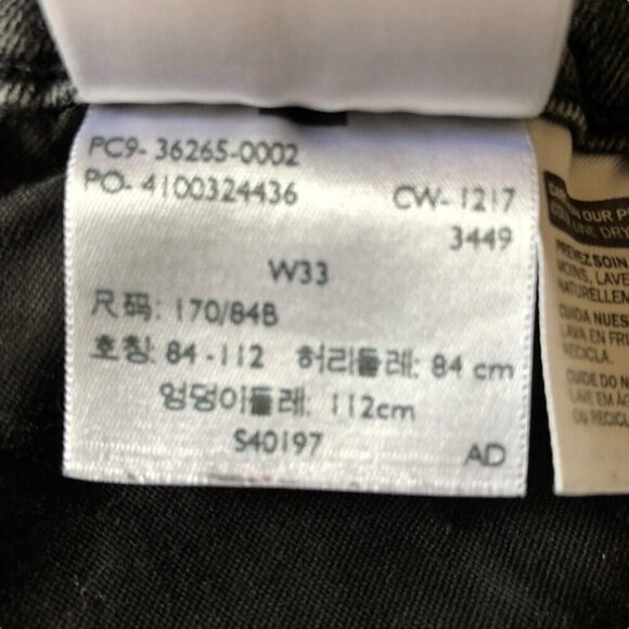 Levi’s 311 Shaping Skinny Jeans Soft Black Wash Size 33 - Picture 13 of 15